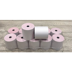 76mm x 76mm 2 ply - White/Pink